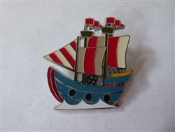 Disney Trading Pin Shanghai Attractions Frame Set - Pirate Ship Only