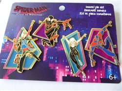 Disney Trading Pin Spider-Man: Across the Spider-Verse Character Set