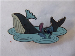Disney Trading Pins Waving Stitch & Whale