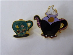 Disney Trading Pin Villains Teapot & Cup Blind Box Enamel Pin Set - Ursula