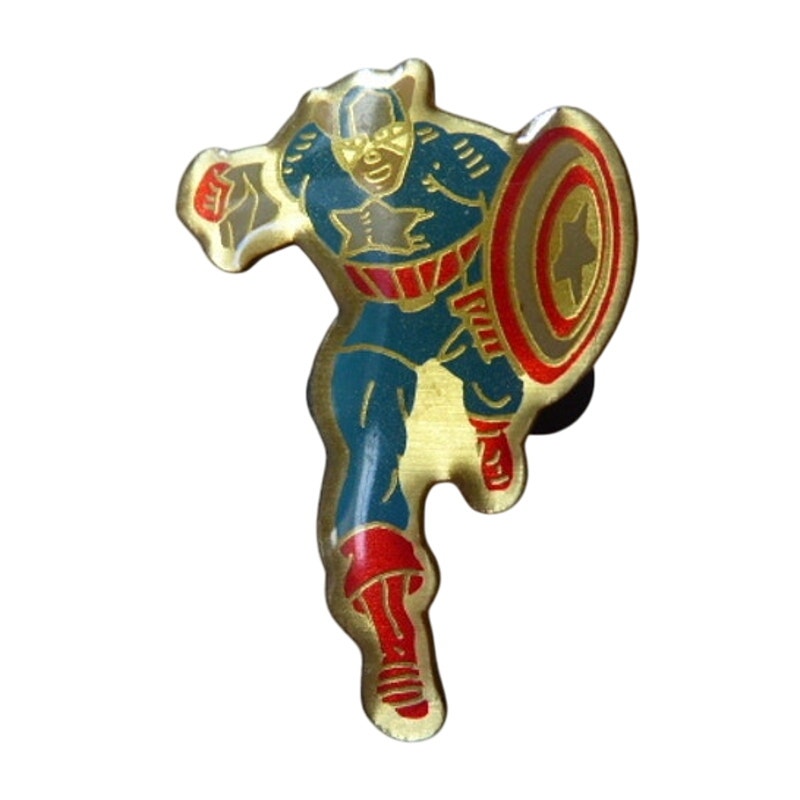 Captain America Running with Shield