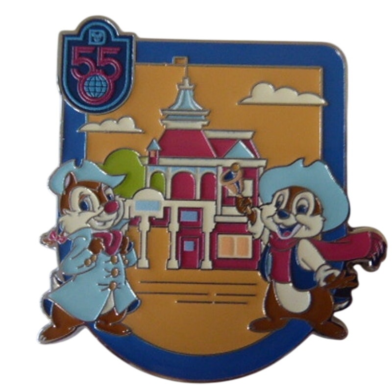 WDW Colonial Chip and Dale - 55 Magical Years Mystery
