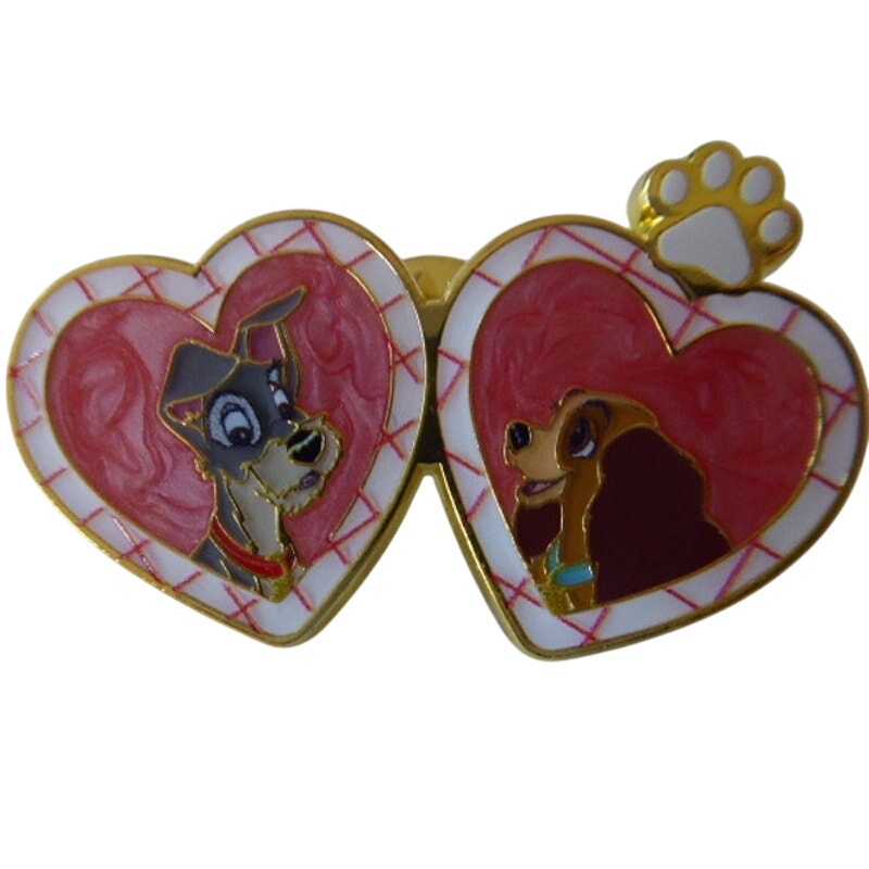 Loungefly - Lady and Tramp - Animals Heart Lockets