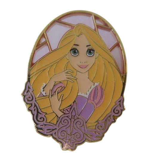Princess Stained Glass Portrait - Rapunzel