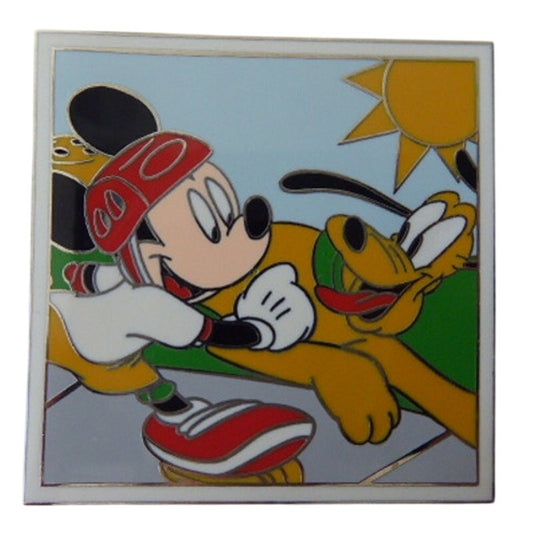 WDW Mickey Pluto Exercising A Day in the Life of Mickey