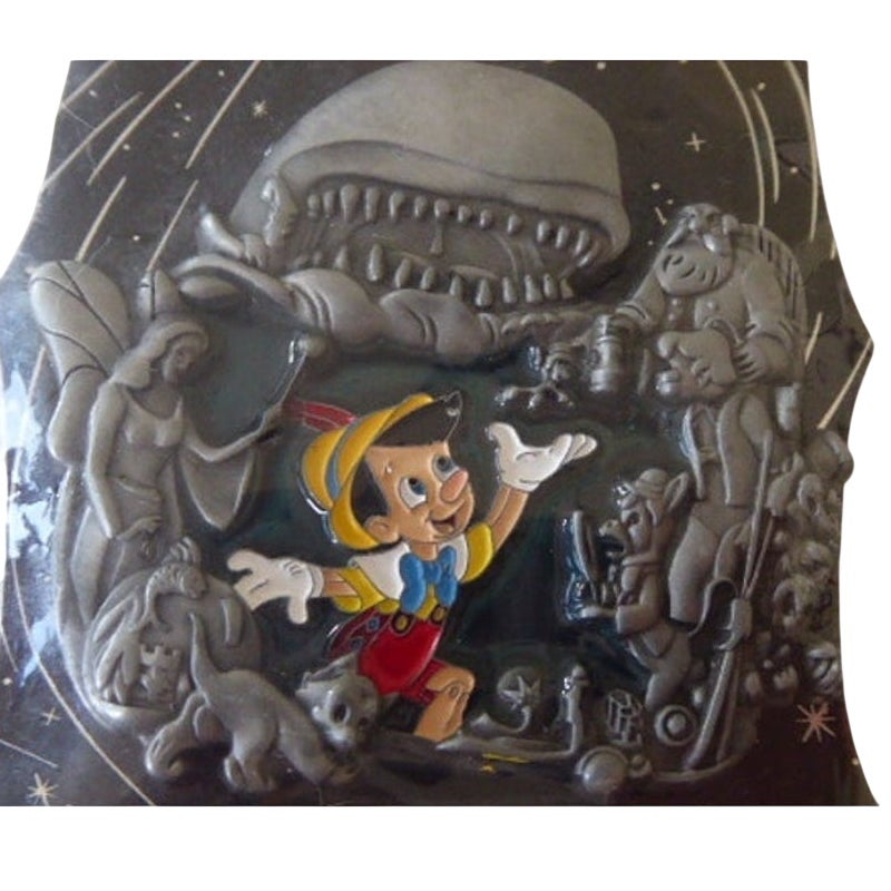 WDI Stained Glass Attractions Pinocchio Daring Journey