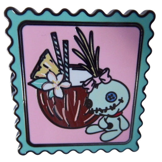 FiGPiN Scrump Sitting Next to a Coconut Drink Y1050 Super Rare