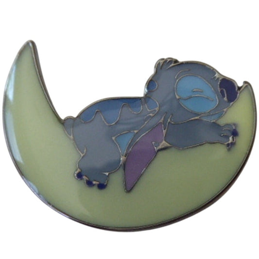 Neon Tuesday Stitch Sleeping on the Moon - Glow