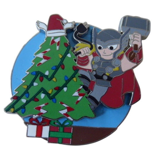 Cutie Thor Decorating Christmas Tree - Marvel Avengers