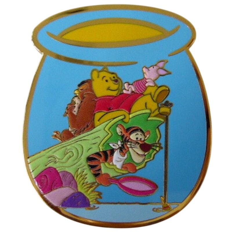 MII Pooh and Friends Fishing Hole - Pooh Friendship Honey Pots