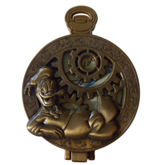 Donald Duck Signature Pocket Watch Mystery Set Hinged