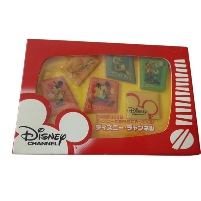 Japan Disney Channel  Magic Coming Home 6 Pin Box Set