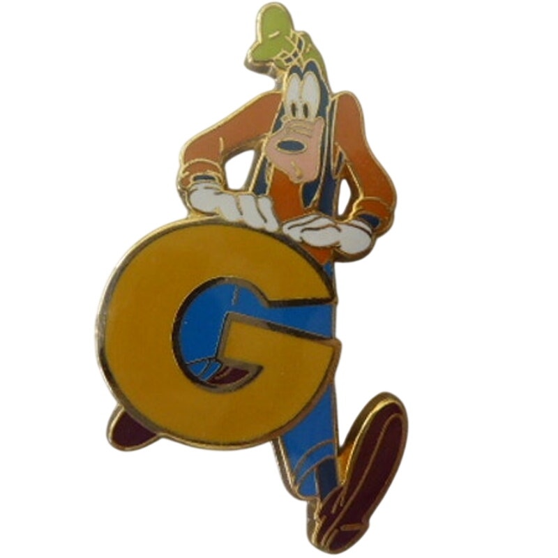Japan - Goofy - G - Character Letter - JDS