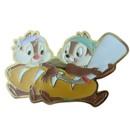 Chip and Dale holding Baguette and Mayo Disney Kingsley Cafe