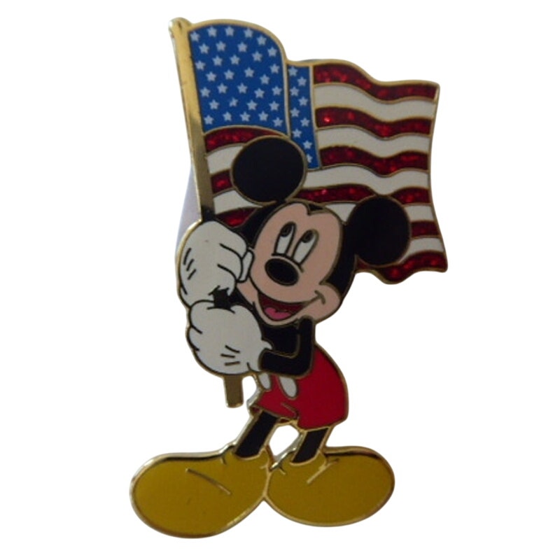 Patriotic Mickey - American Flag - July 4th - 2004