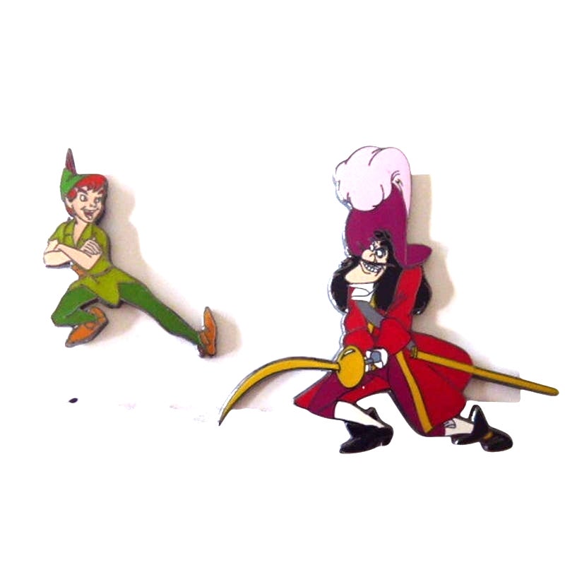 Peter Pan and Captain Hook Set Memorable Moment Series