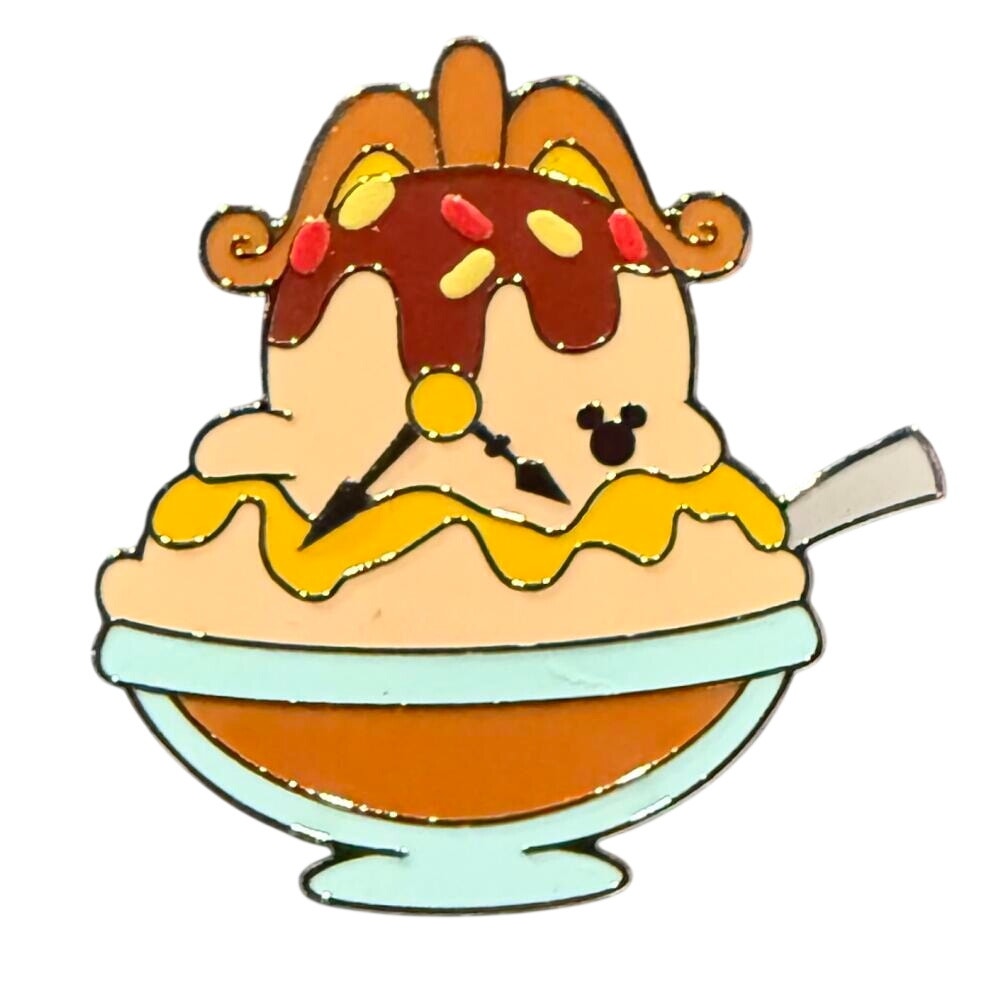 DLR Cogsworth Chaser Ice Cream Sundaes Hidden Disney