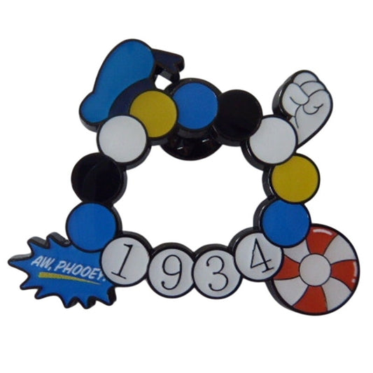 LFLY Donald 1934 Mickey Friends Birthday Bead Bracelet