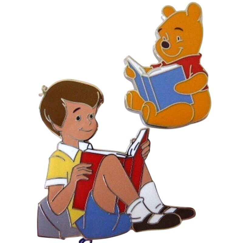 Christopher Robin and Winnie the Pooh Reading Books