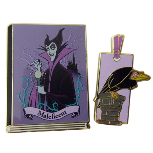 Villain Book & Bookmark Set - Maleficent and Diablo