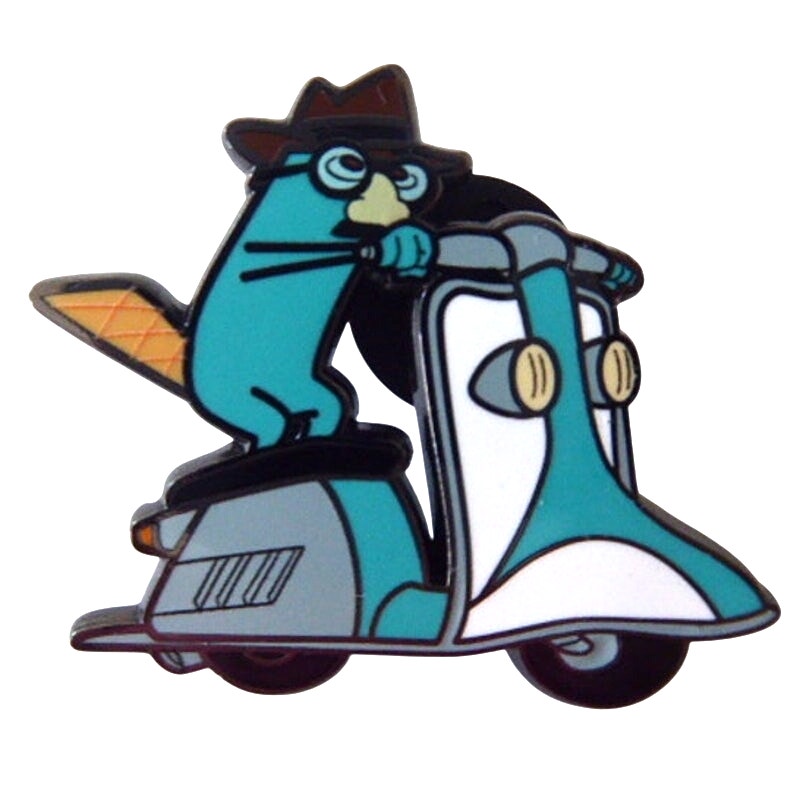 Detective Perry Driving Scooter Perry Platypus Mystery