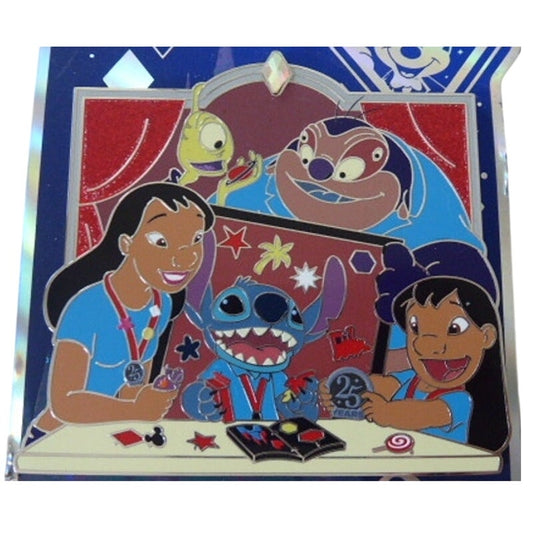 Stitch and Friends Pin Trading Carnival 25 Years Jumbo