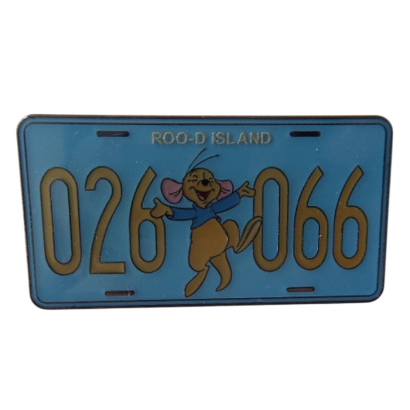LFLY Roo-D Island 026 066 Pooh Friends License Plates