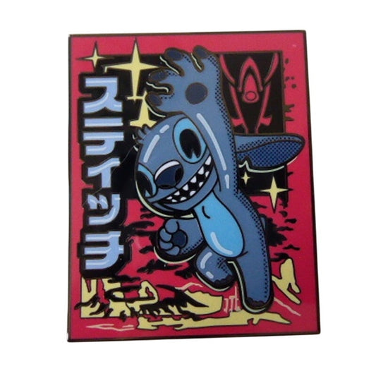 Stitch Poster Y661 Super Rare Mini FiGPin Stitch Space Scout