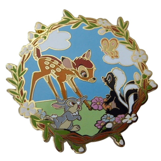 MII - Bambi with Flower and Thumper - Bambi Floral Wreaths