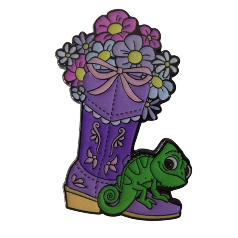 Princess Boot Bouquet - Rapunzel and Pascal