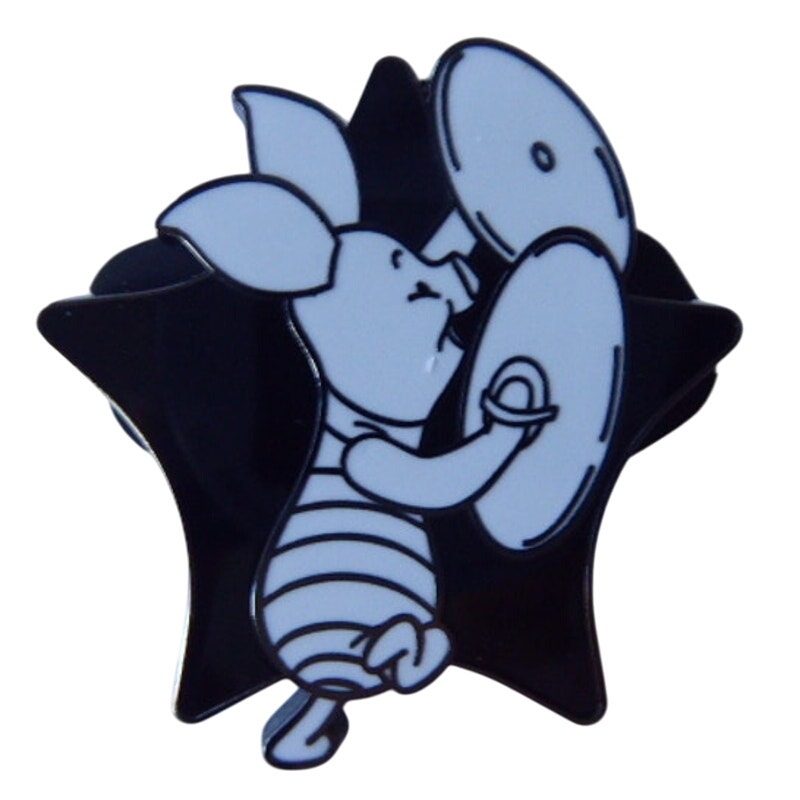 FiGPiN - Black and White Piglet  Y798 Uncommon Mystery