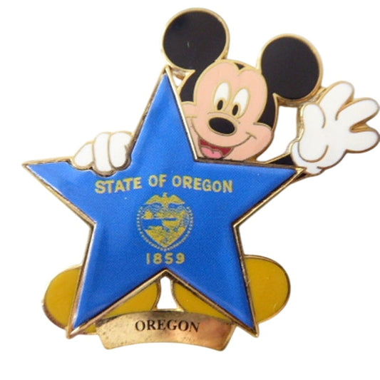 DS - Mickey - Oregon - 100 Years of Dreams - Flag Star