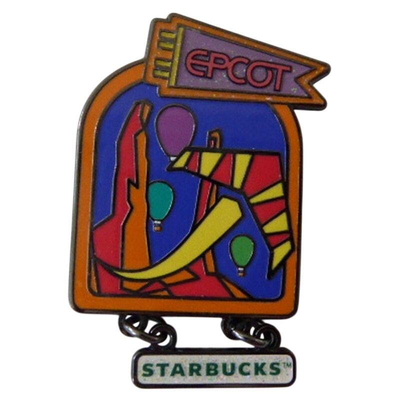Starbucks Tumbler Soarin' - EPCOT Mystery  - Dangle