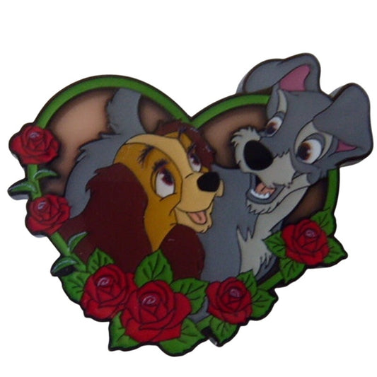 Disney Dogs Floral - Lady and Tramp