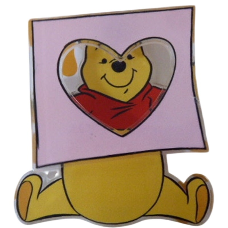 Winnie The Pooh Heart Spinner Acrylic Pin