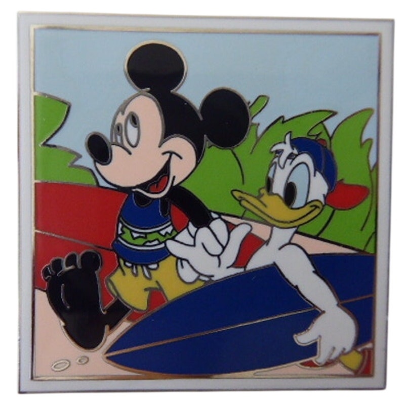 WDW Mickey and Donald Surfing Day in the Life of Mickey
