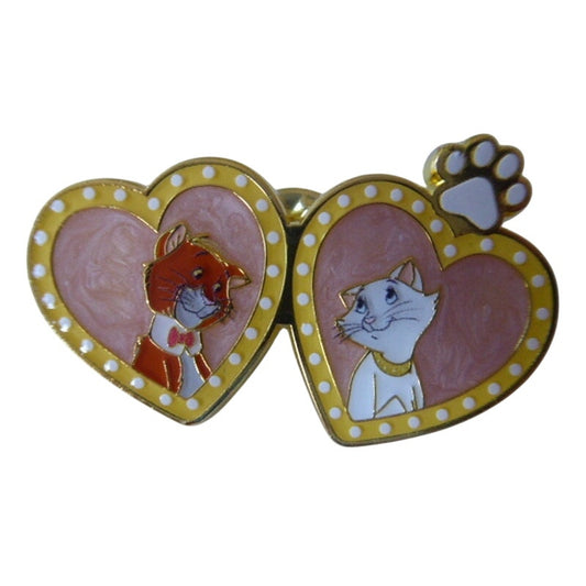 Loungefly Duchess and O'Malley Animals Heart Lockets