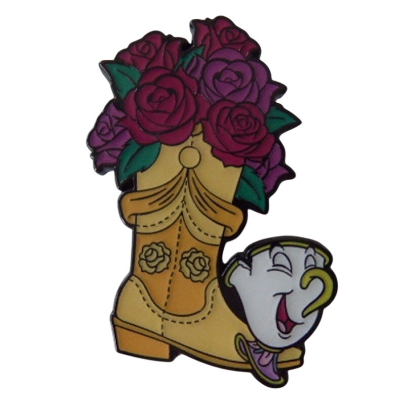 Princess Boot Bouquet - Belle and Chip