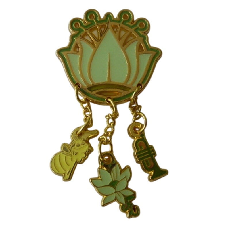 Princess Stained Glass Dangling Charms - Tiana