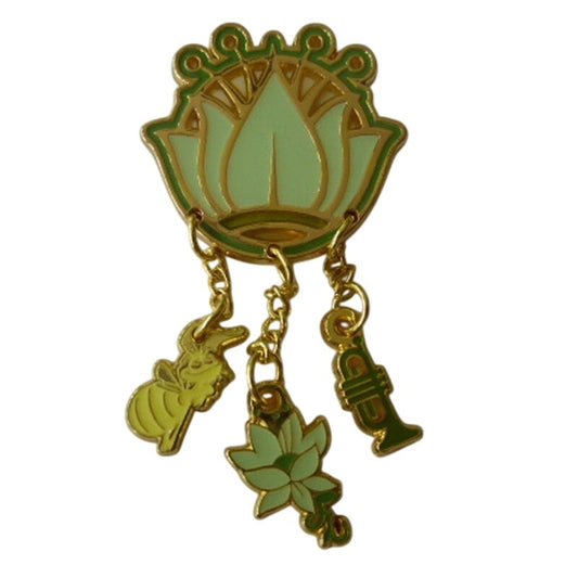 Princess Stained Glass Dangling Charms - Tiana