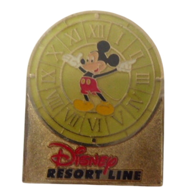 Japan Mickey on a Clock Face Disney Resort Line - TDR