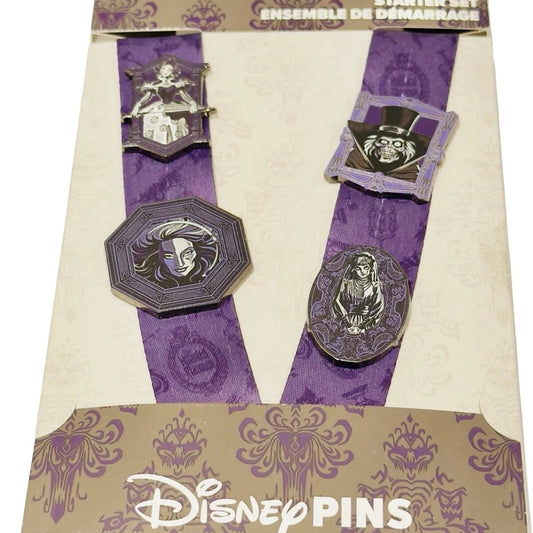 Haunted Mansion Ghost Host Starter Lanyard Set