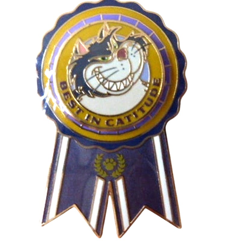 DSSH Lucifer - Best in Catitude - Best of Show Ribbons
