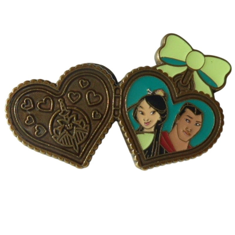 Loungefly - Mulan and Li Shang - Royal Couple Lockets
