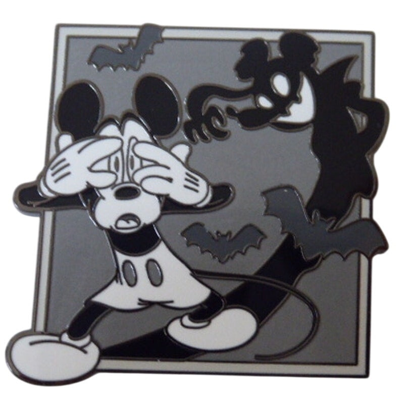 Mickey & Minnie Black & White Halloween - Mickey