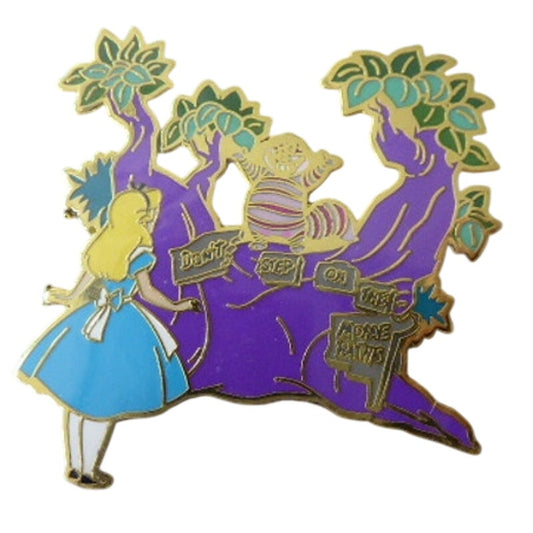 Alice and Cheshire Cat in Tree