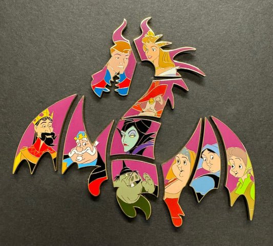 Maleficent Dragon Puzzle - Sleeping Beauty - 65th Anniversary - Collection - Complete