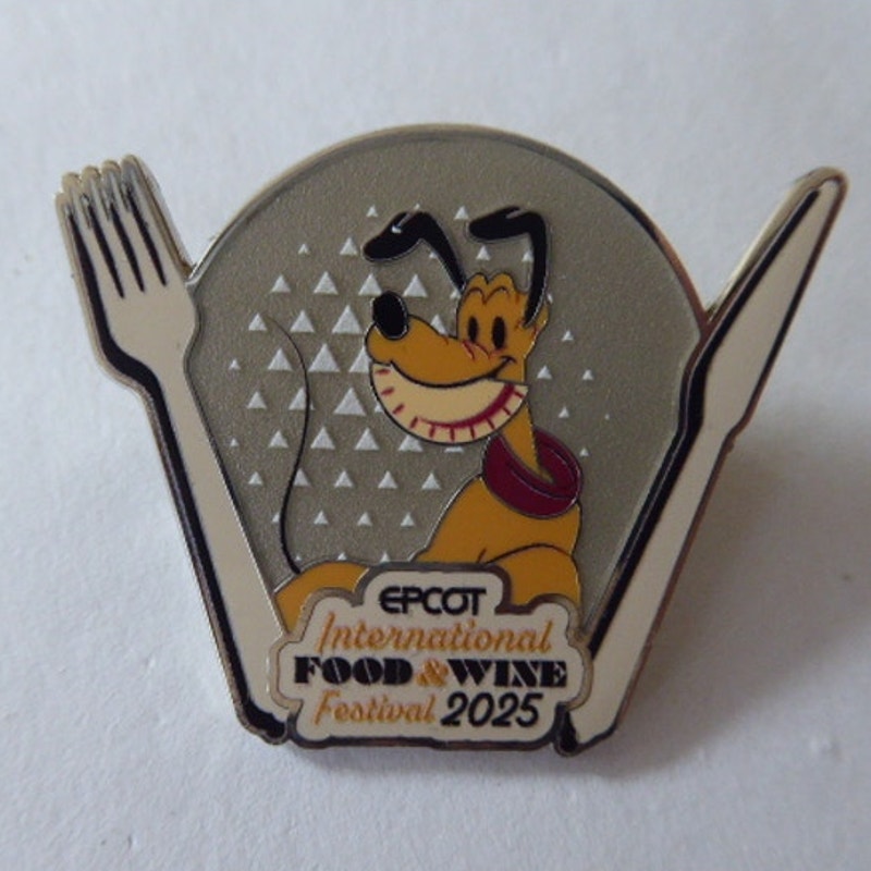 WDW - Pluto - Fork and Knife Mystery Set - EPCOT Food and Wine Festival 2025