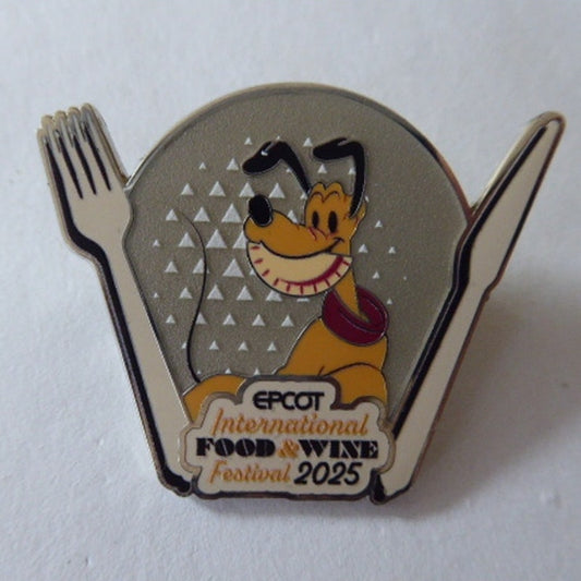 WDW - Pluto - Fork and Knife Mystery Set - EPCOT Food and Wine Festival 2025