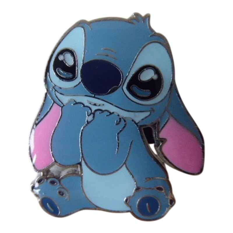 Neon Tuesday Sitting with Hands Under Chin Cute Stitch
